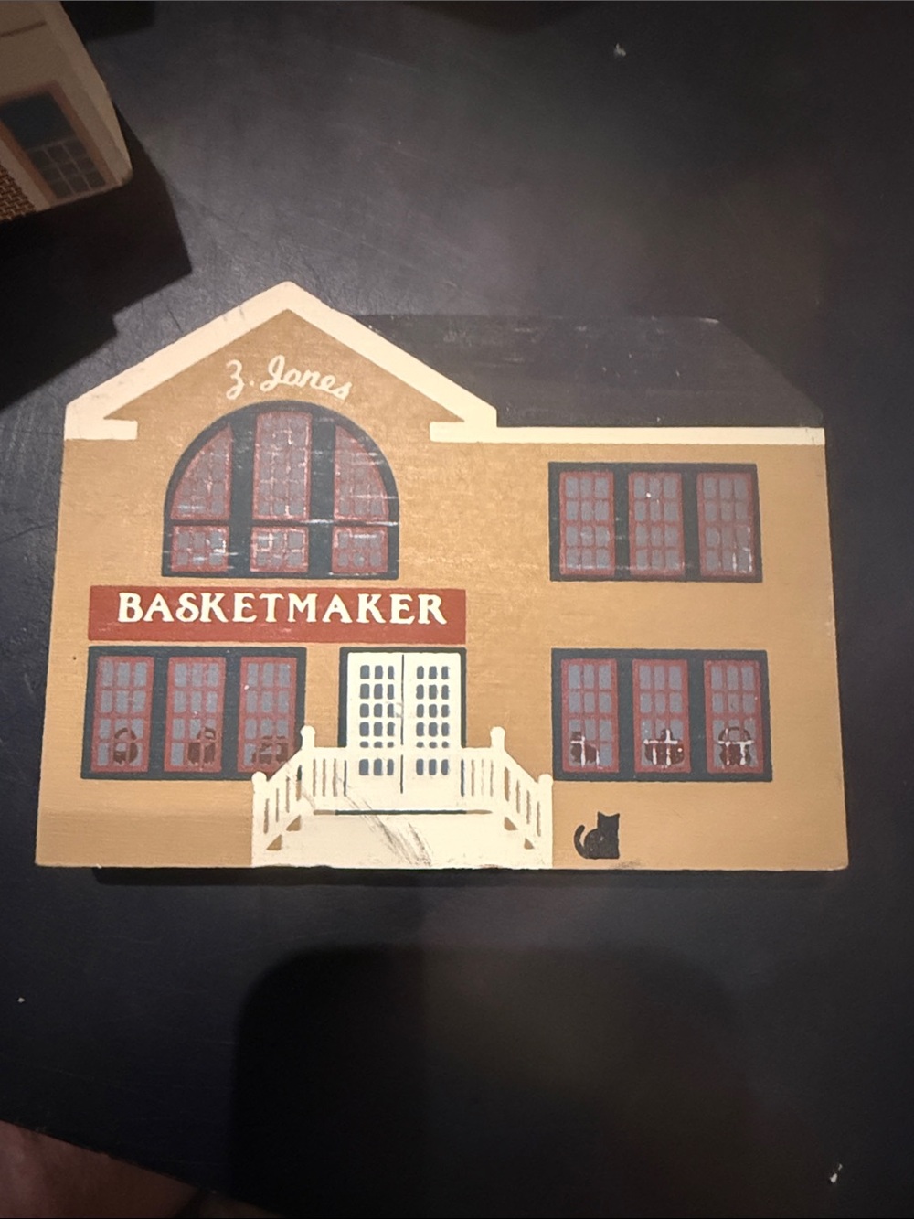 The Cat's Meow 1988 Liberty Street Series Z. Jones Basket Maker
